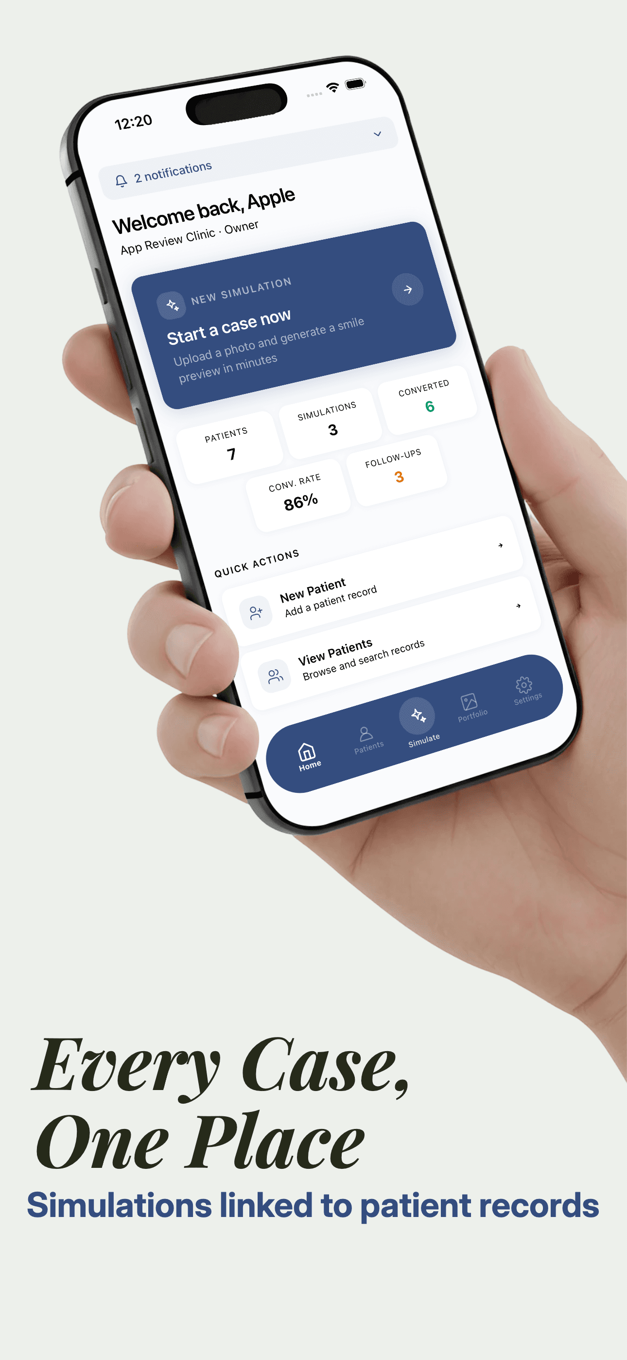 Smile PreVue patient pipeline and conversion tracking