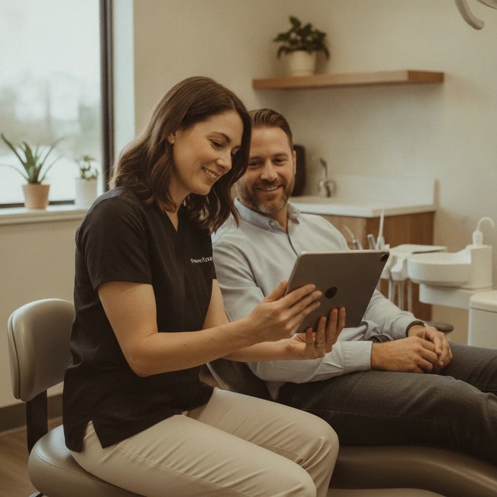 Patients Decide With Their Eyes: The Psychology of Letting Them See the Smile First